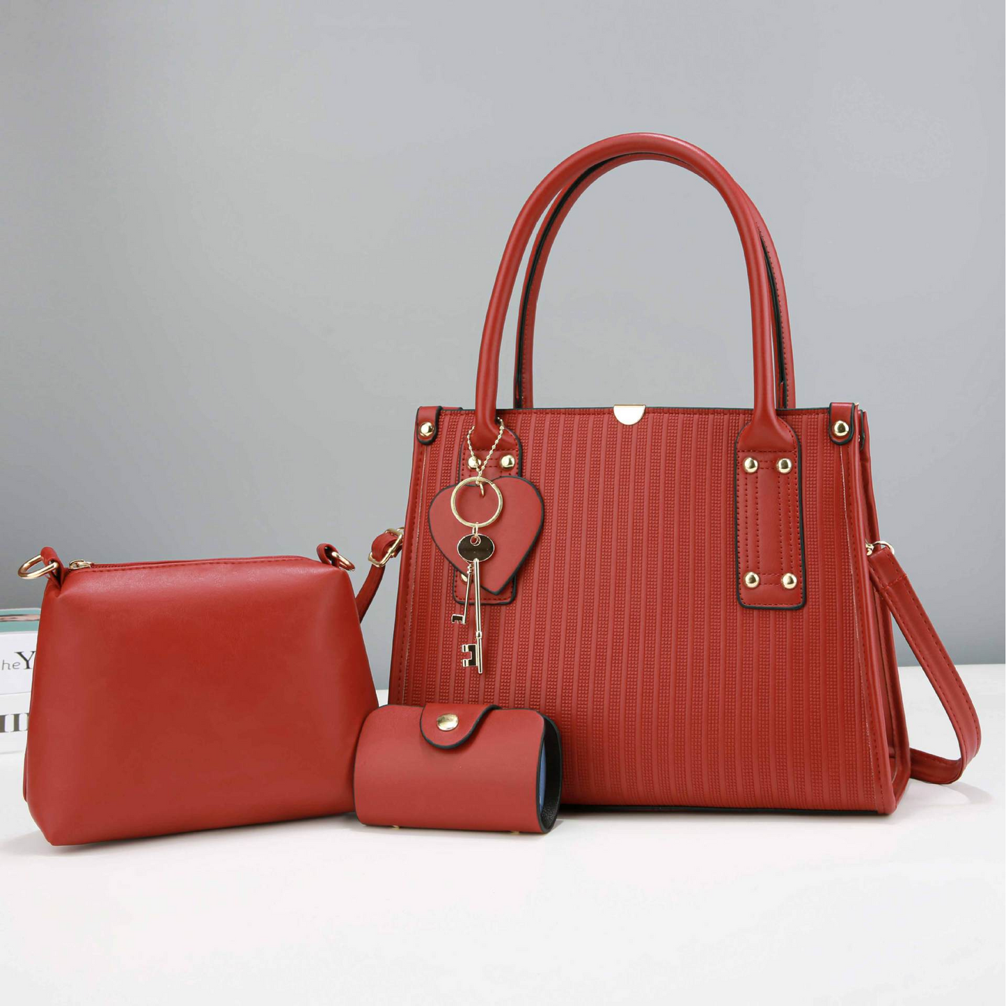 Set de 3 Piezas con Bolso Mediano para la Mujer Moderna