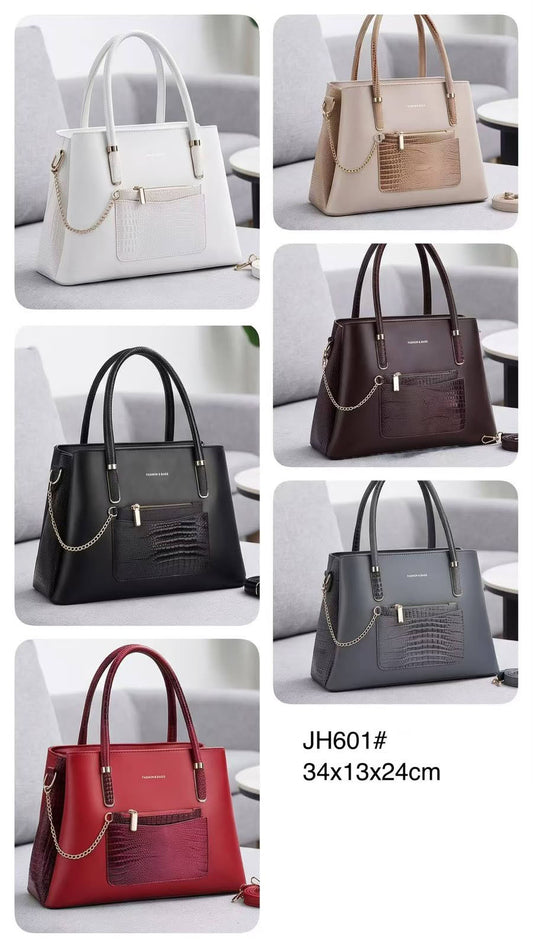 Cartera mediana con estilo clasico conservador, ideal para oficina