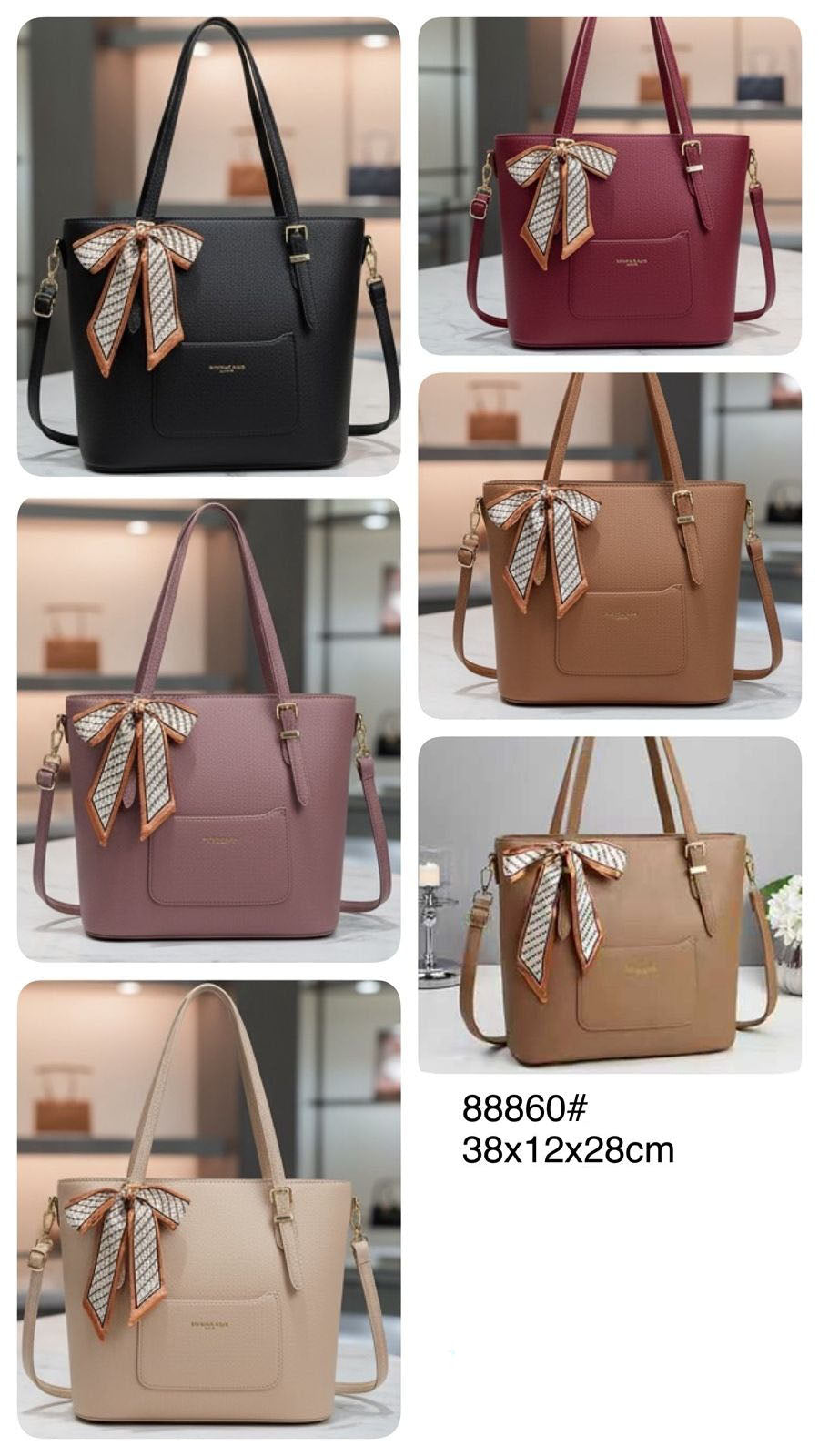 Cartera espaciosa ideal para uso diario