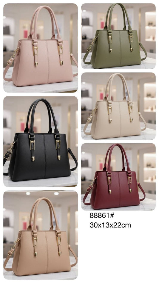 Caretra mediana con detalles en dorado