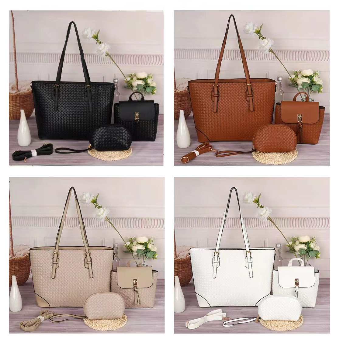 Combo 3 piezas. Tote + mini mochila + sobre