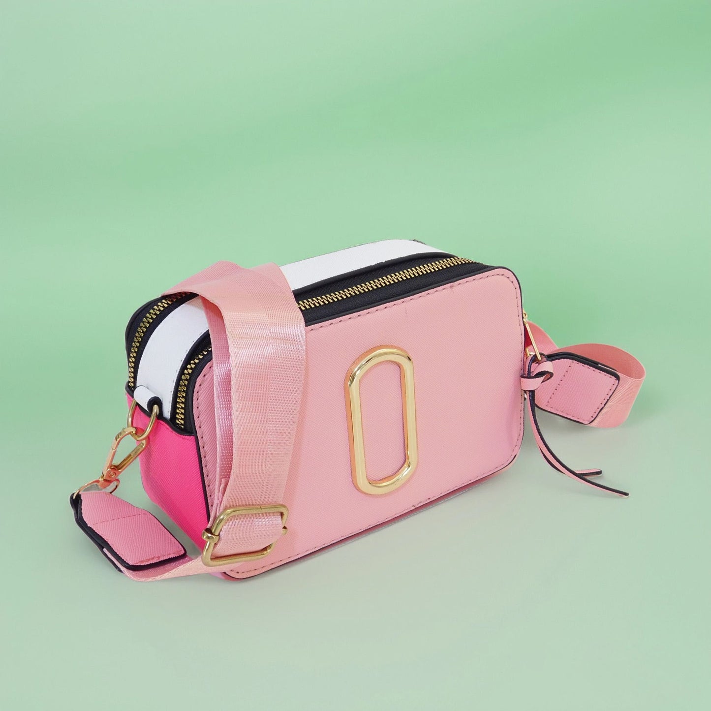 Black Friday • Crossbody colorido con doble zipper
