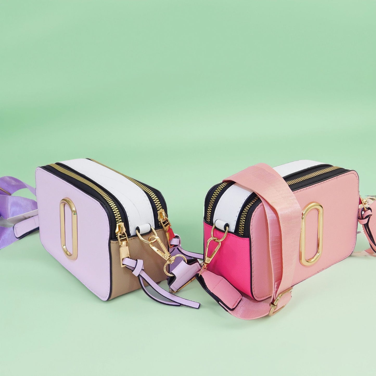 Black Friday • Crossbody colorido con doble zipper