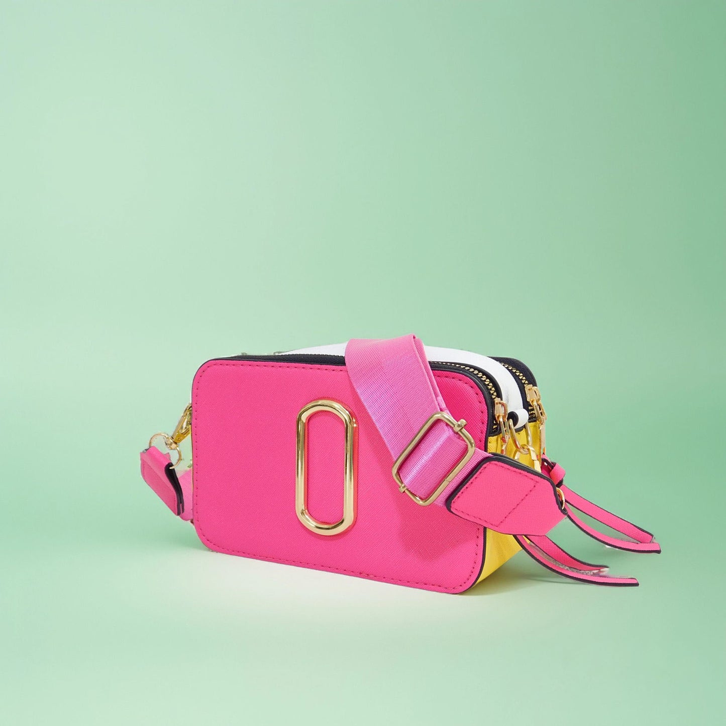 Black Friday • Crossbody colorido con doble zipper