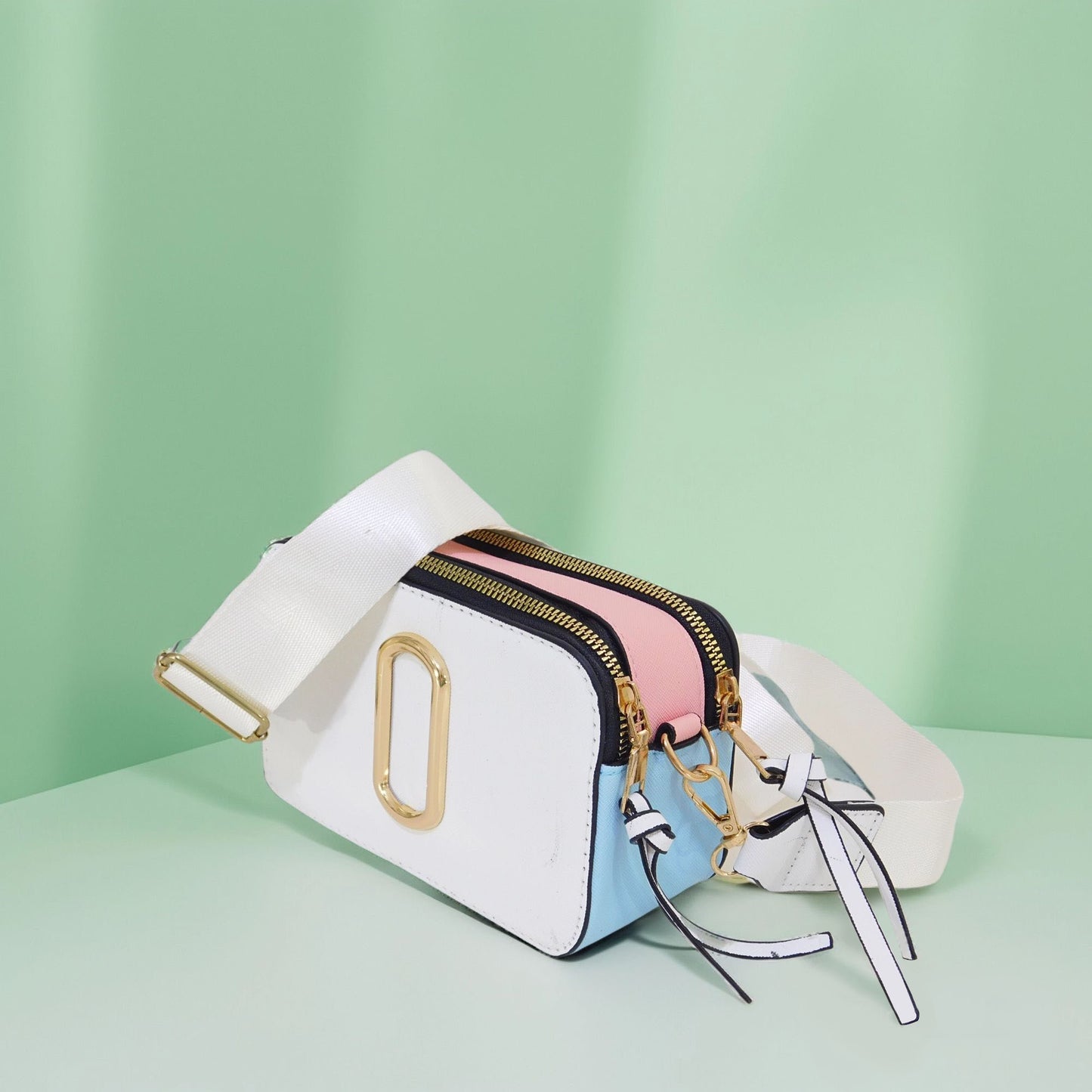 Black Friday • Crossbody colorido con doble zipper