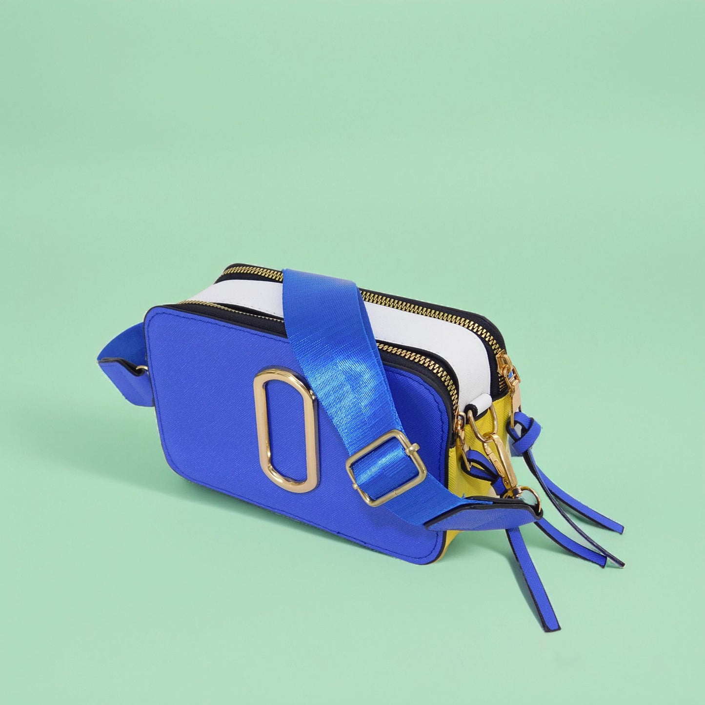 Black Friday • Crossbody colorido con doble zipper