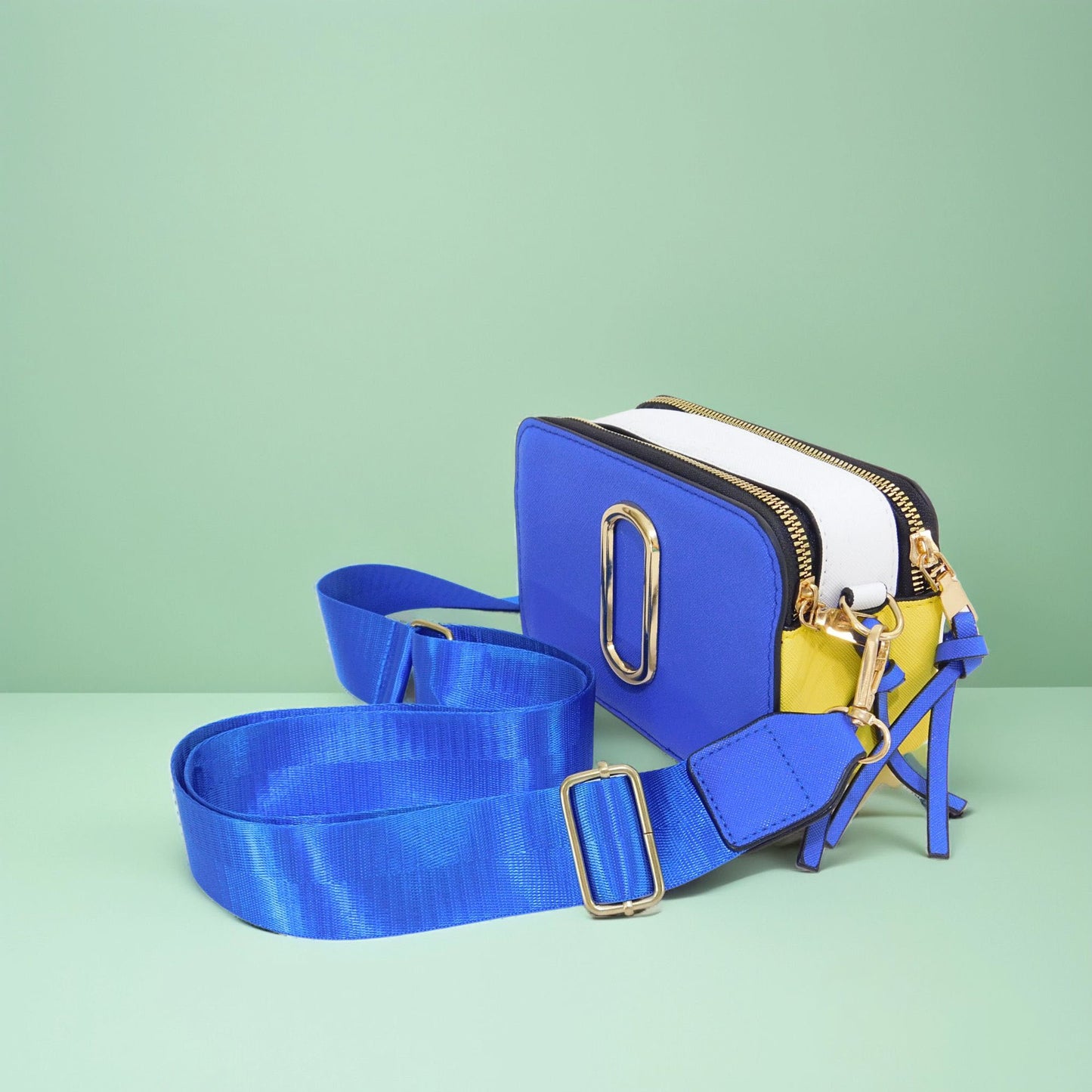 Black Friday • Crossbody colorido con doble zipper