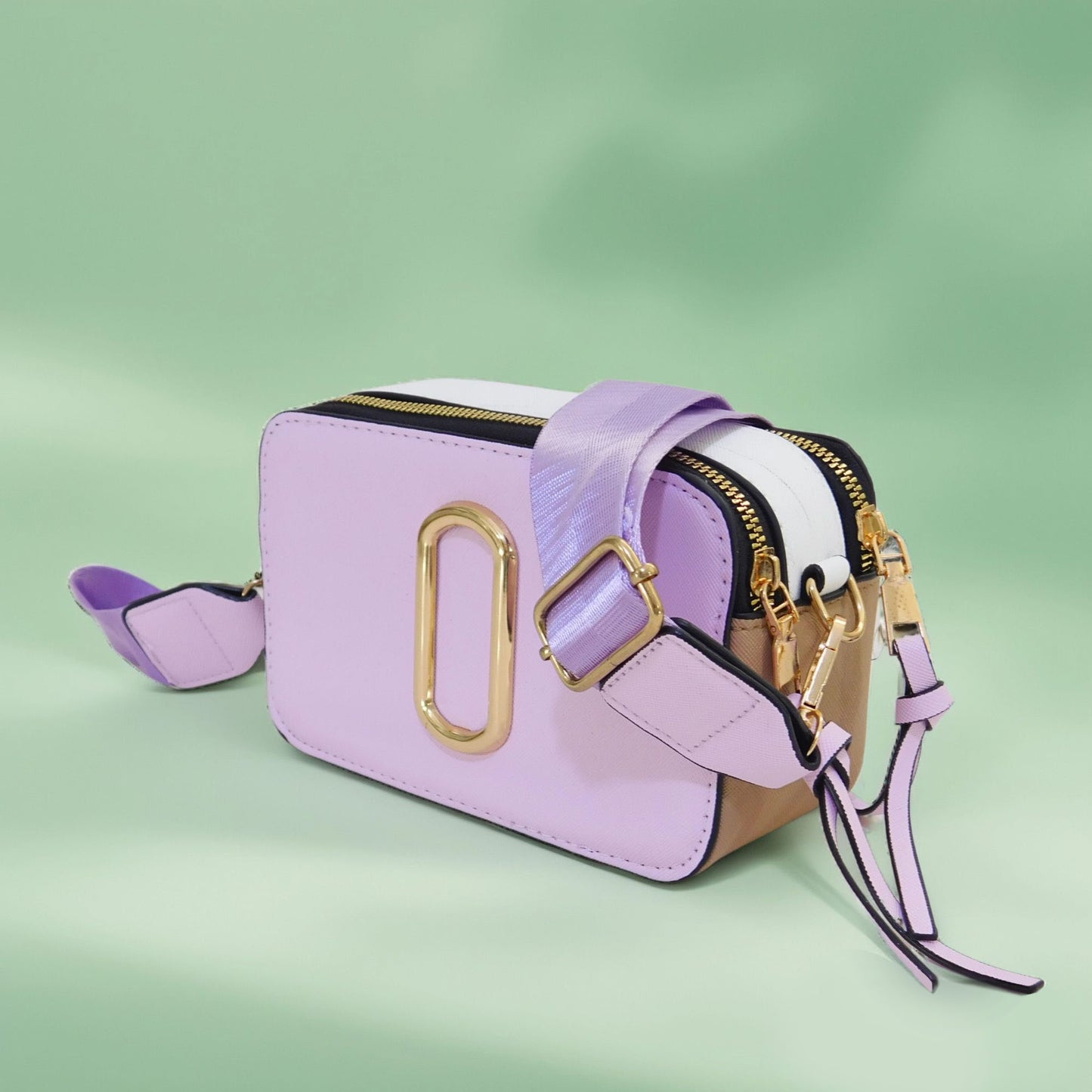 Black Friday • Crossbody colorido con doble zipper